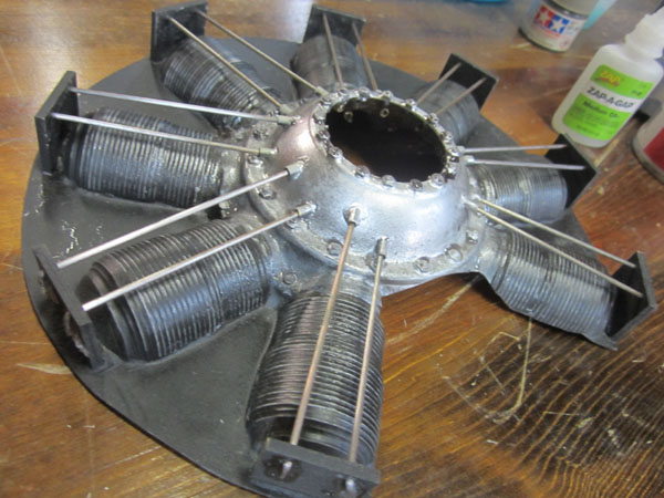 rotary model airplane engine